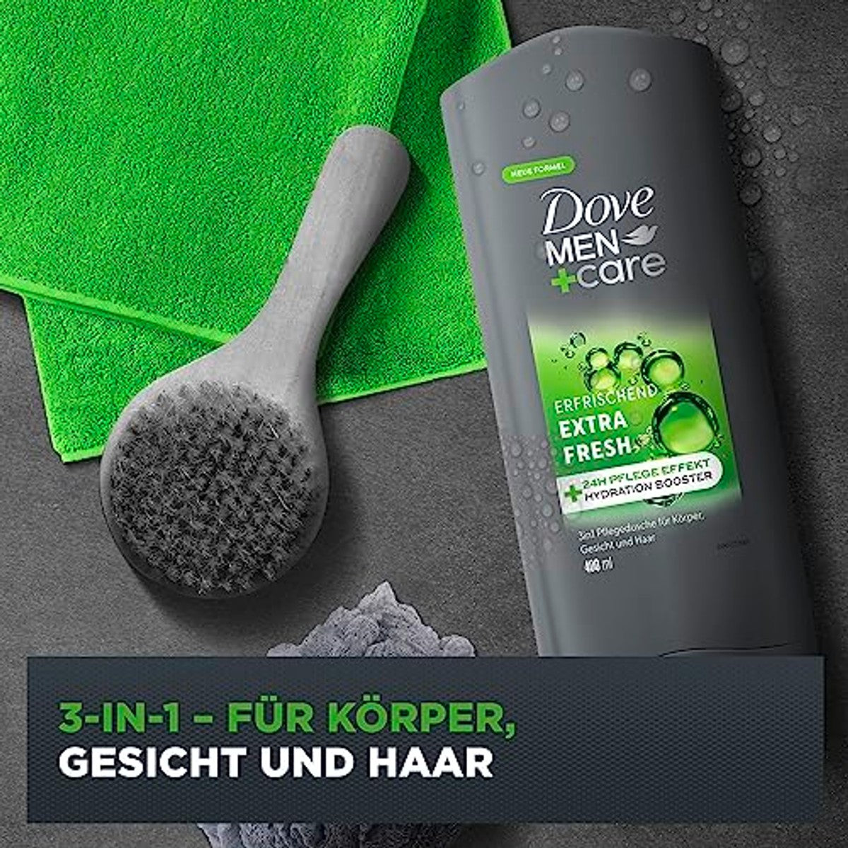Dove Men + Care 3-in-1 Extra Fresh douchegel 400 ml, 6 stuks – Dove Men + Care