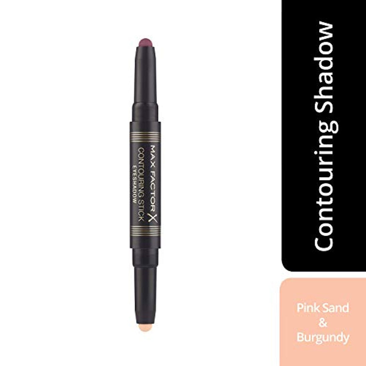 Max Factor - Contouring Stick Oogschaduw - Double Eyeshadow Stick - Bourgondië - Roze Zand – Max Factor