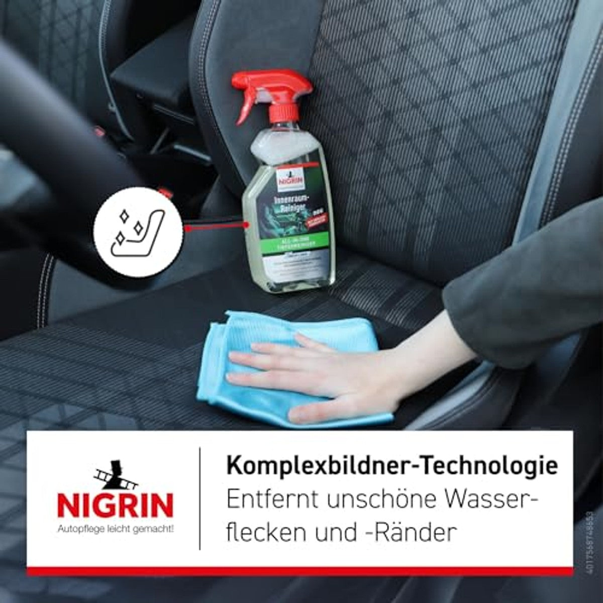 NIGRIN Performance Interieurreiniger 3 x 500 ml - Voordeelverpakking