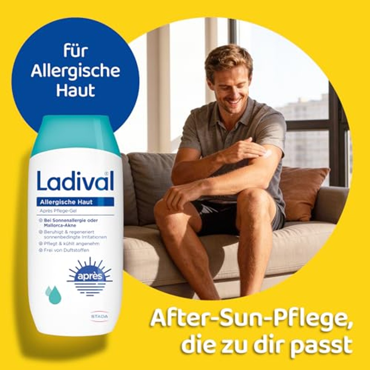 Ladival After Care Gel allergische huid After Sun 3 x 200 ml - Voordeelverpakking