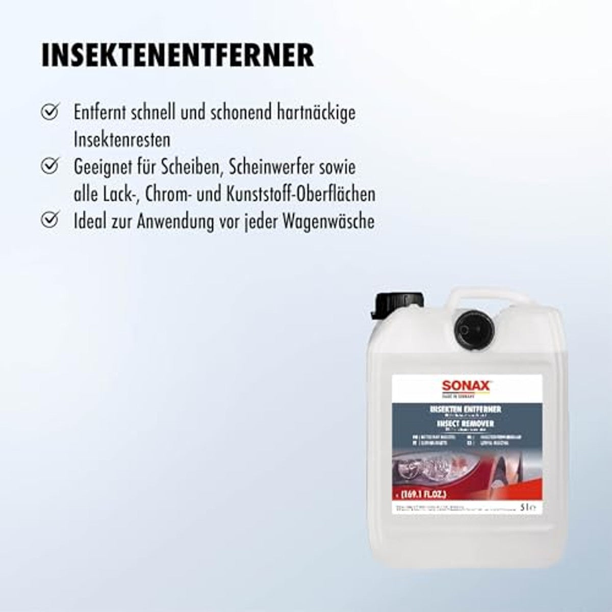 SONAX Insectenverwijderaar 6 x 5 liter - Voordeelverpakking