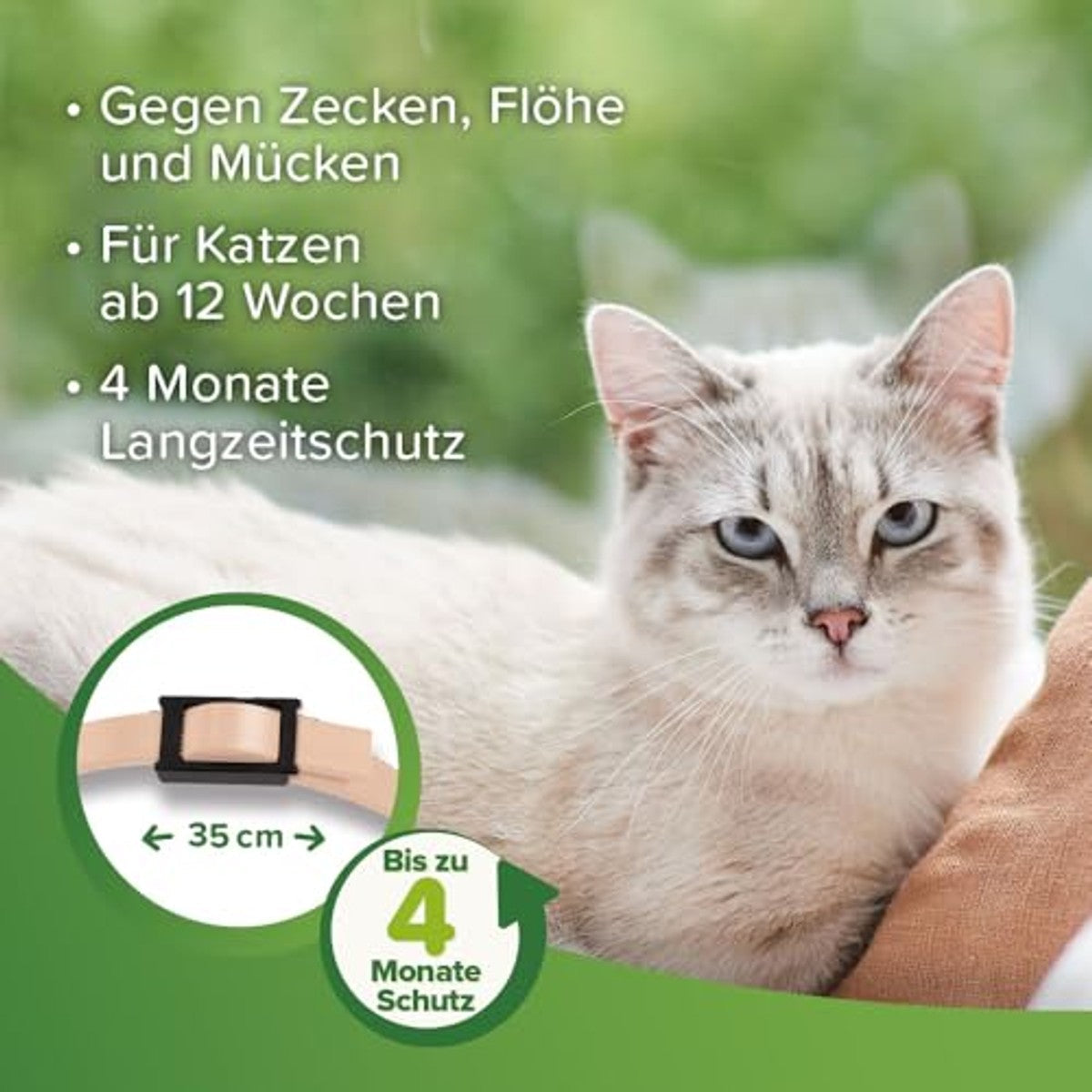 Beaphar Tick and Flea Protection Collar voor katten vanaf 12 weken - 3-pack