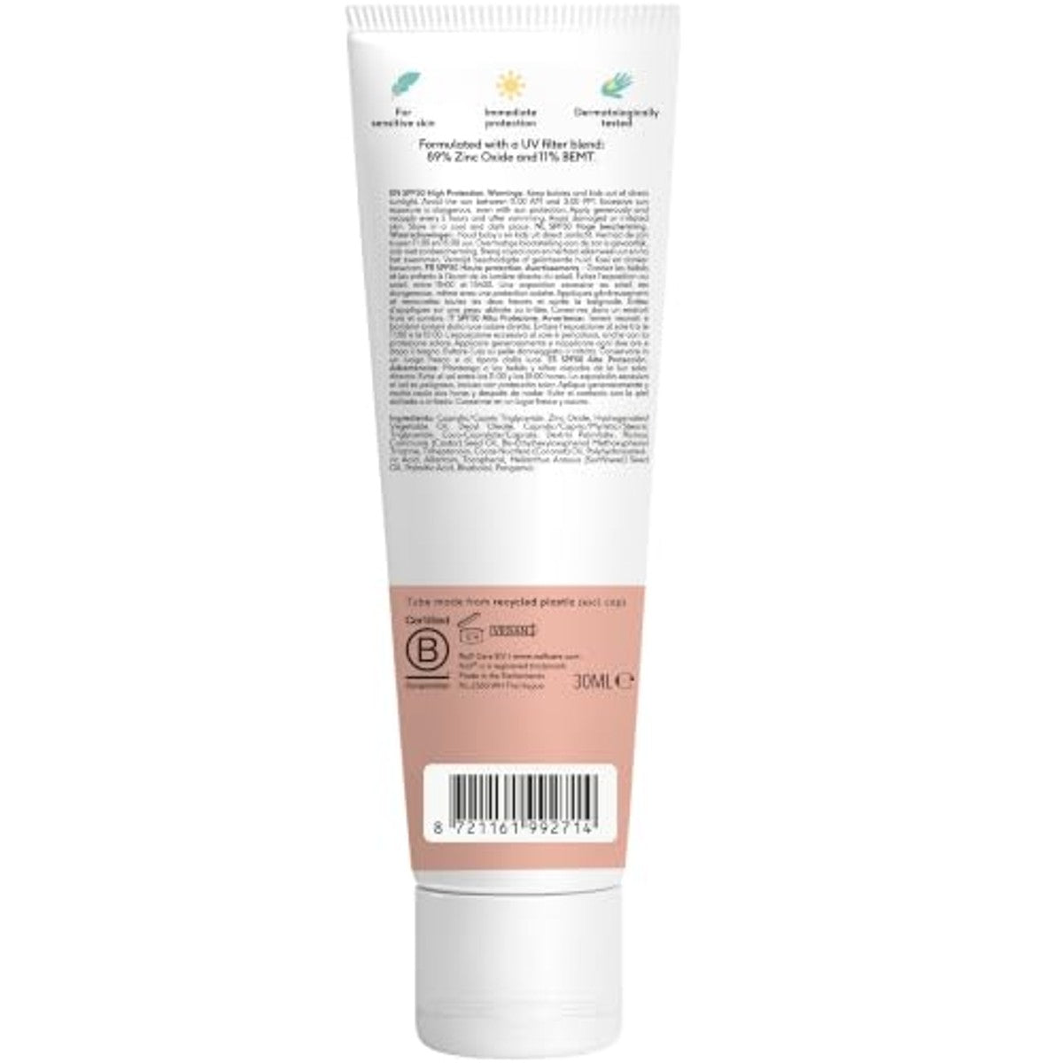 Naïf Minerale Zonnebrandcrème SPF 50 3 x 30 ml - Voordeelverpakking