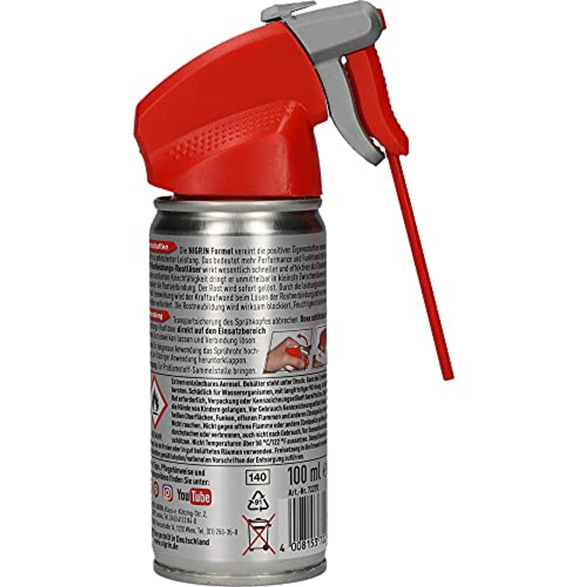 NIGRIN HyBrid krachtige roestverwijderaar 6 x 100 ml - Voordeelverpakking