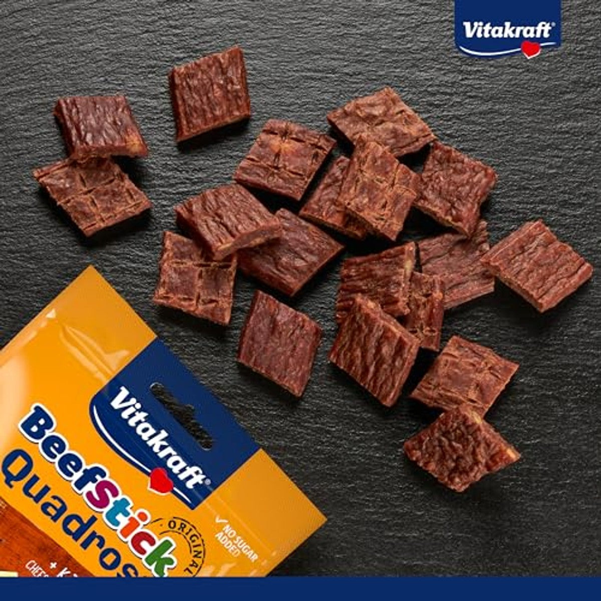 Vitakraft, hondensnack, vleessnacks, beef stick, 70 g, Kaas – Vitakraft