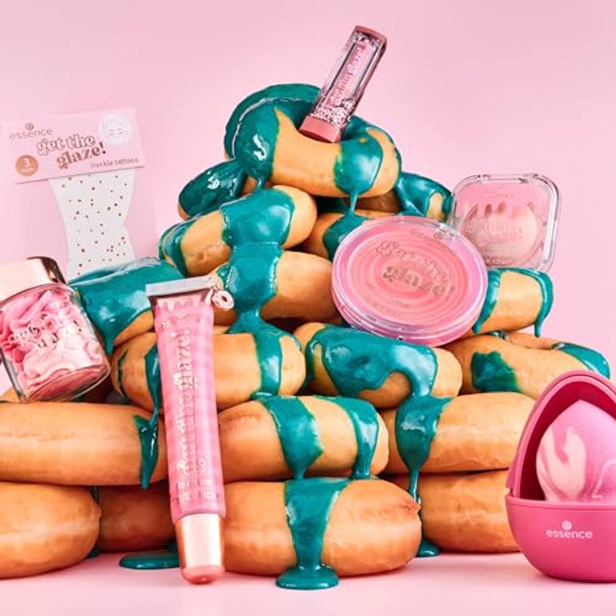 essence get the glaze baked highlighter 01 nude 7,2 g - 6-pack