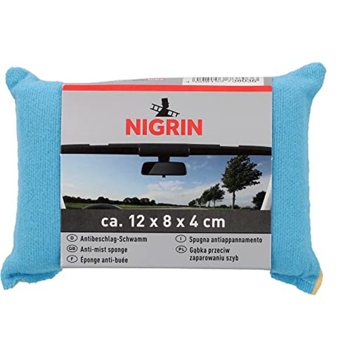 NIGRIN 73803 Anti-condens-spons 12 x 8 x 4 cm, 1 stuk – NIGRIN