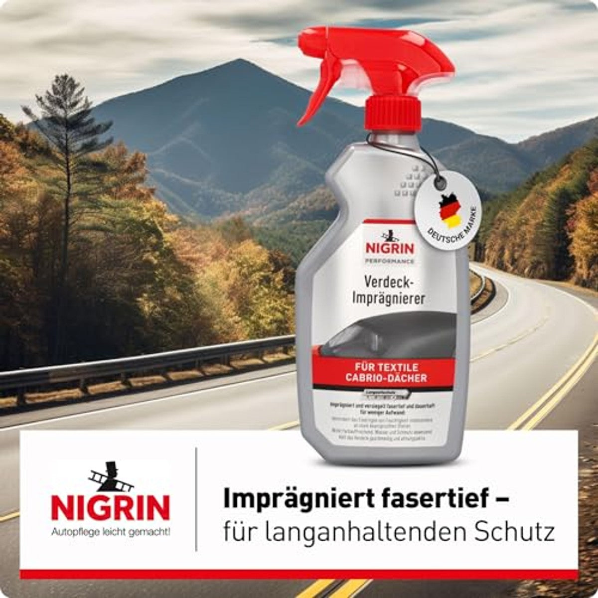 NIGRIN 74183 Impregneerspray voor cabriodak, 3 x 500 ml - Voordeelverpakking – foto 4
