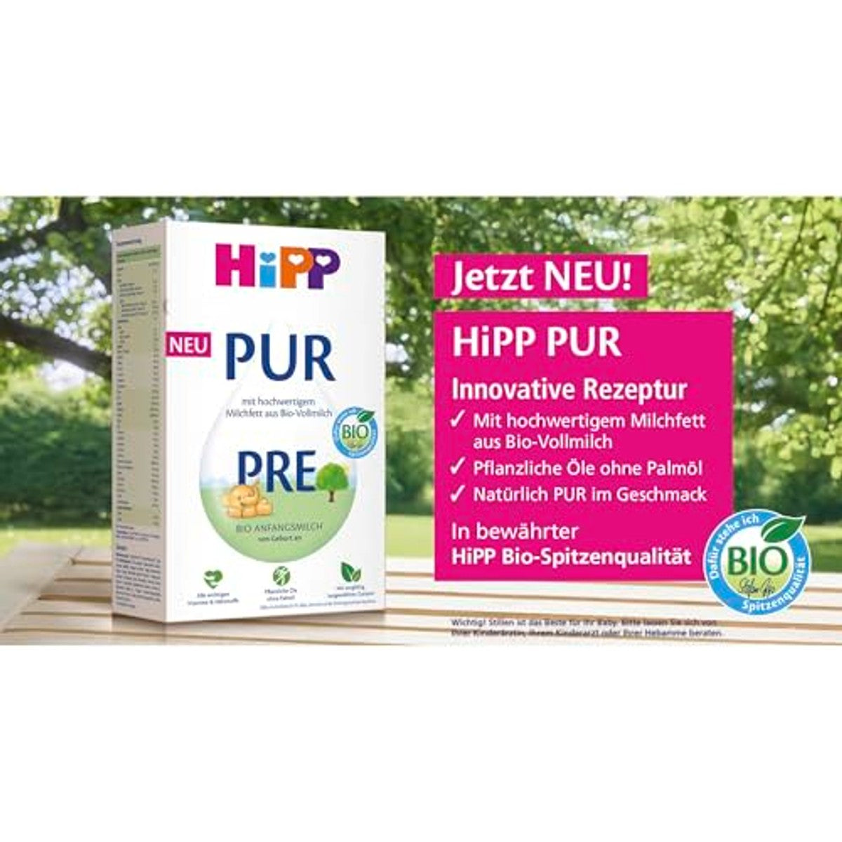 HiPP PRE PUR beginmelk 5 x 500 g – HiPP