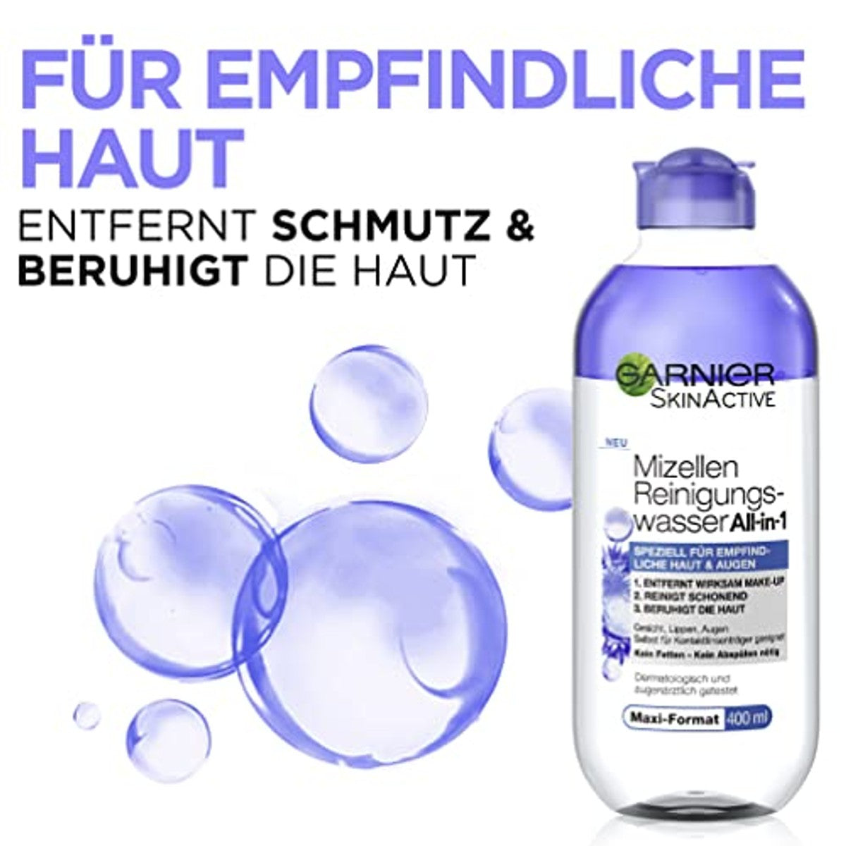 Garnier Skin Active Micel-reinigingswater All-in-1 6 x 400 ml - Voordeelverpakking