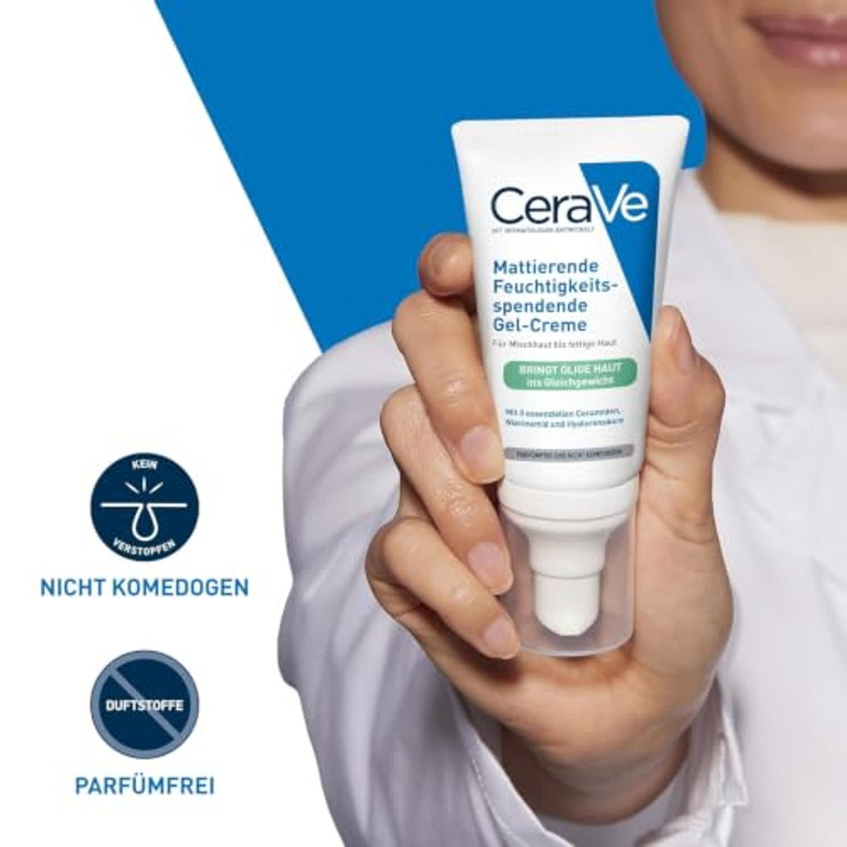 CeraVe Matterende Hydraterende Gelcrème, Anti-glans 50 ml - 3-pack