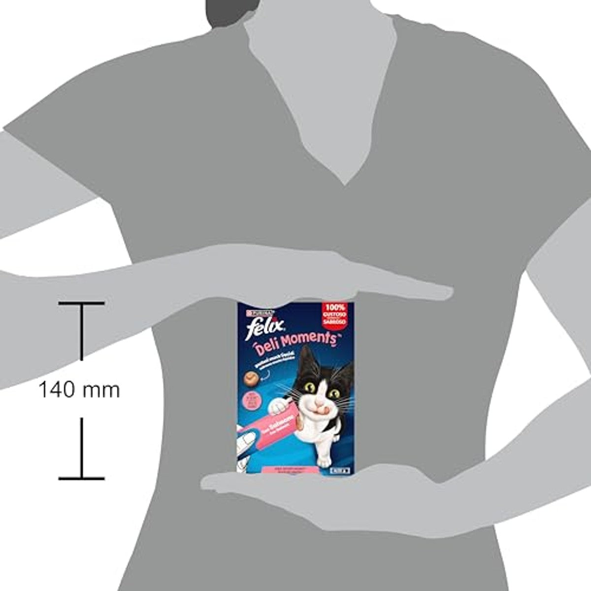 Felix Deli Moments zalm 44 verpakkingen van 6 x 10 g - Voordeelverpakking