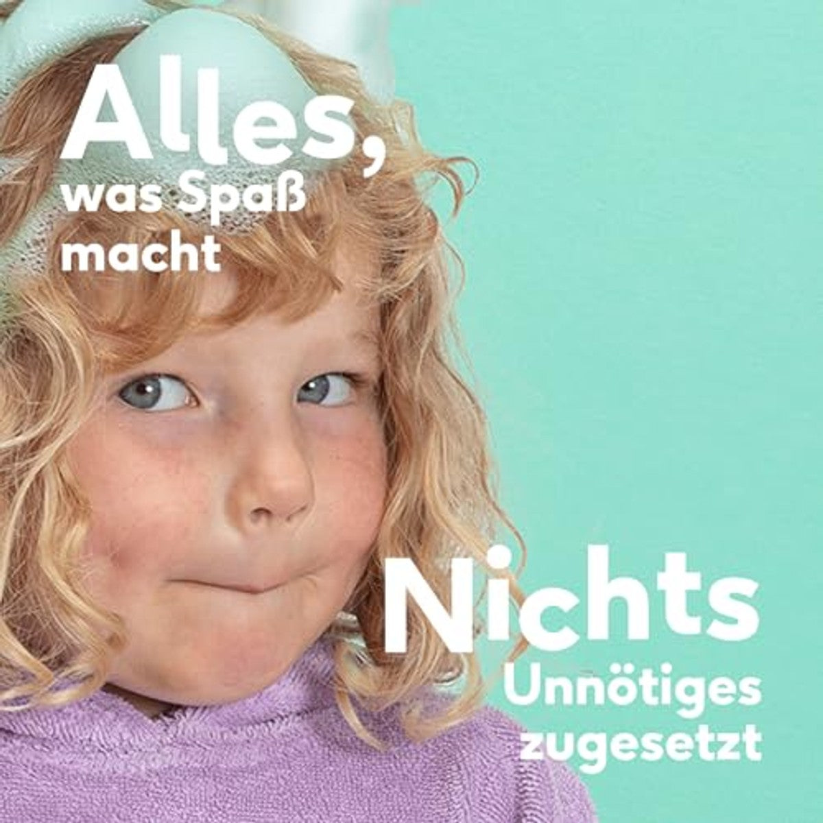 Naïf Kids Kleurrijk Doucheschuim 6 x 150 ml - Voordeelverpakking