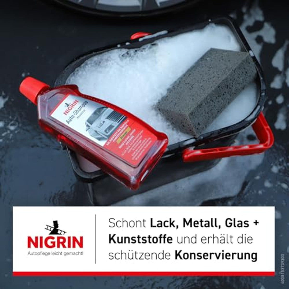 NIGRIN 73920 Geconcentreerde autoshampoo 1000 ml – NIGRIN