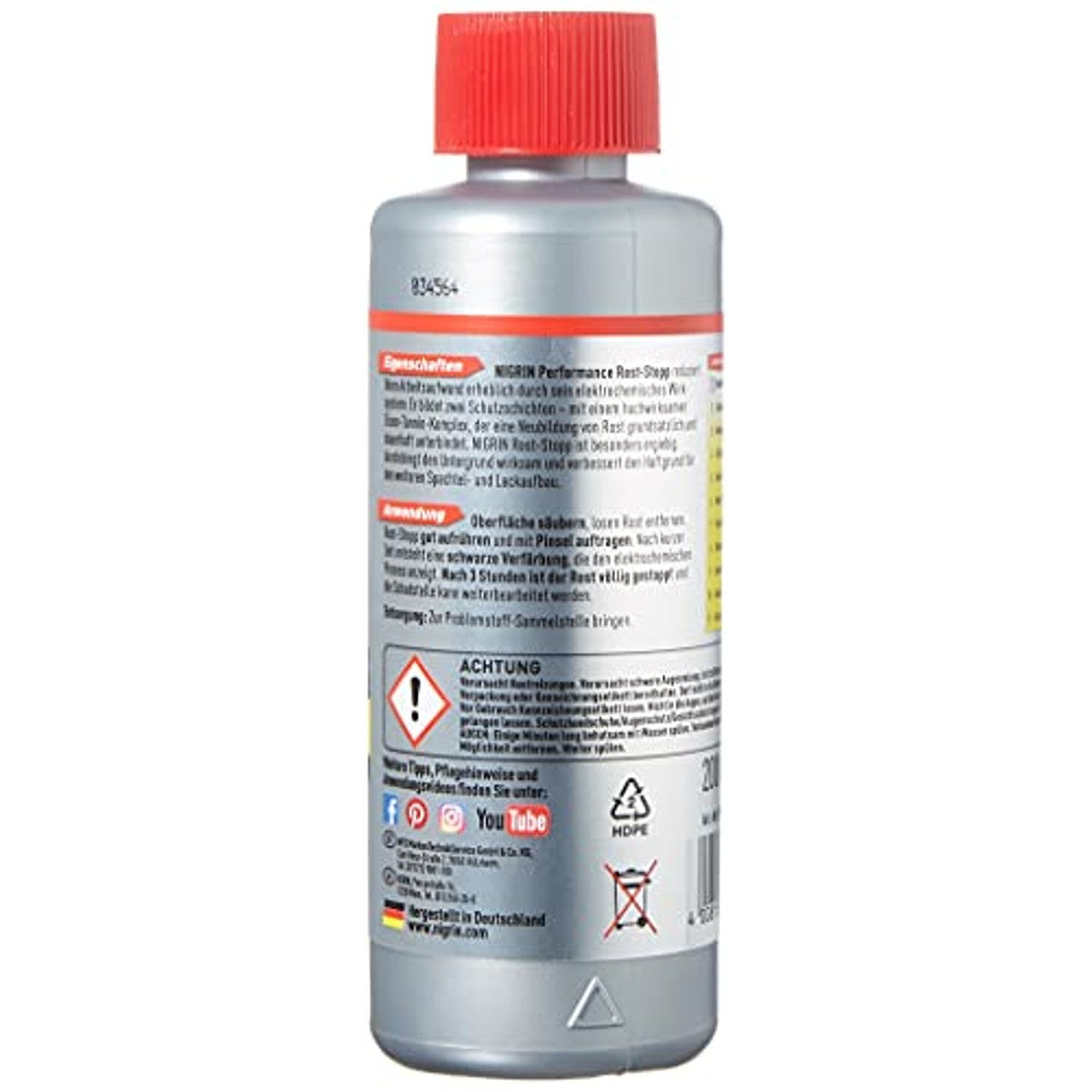 NIGRIN 74049 Antiroestmiddel 6 x 200 ml - Voordeelverpakking