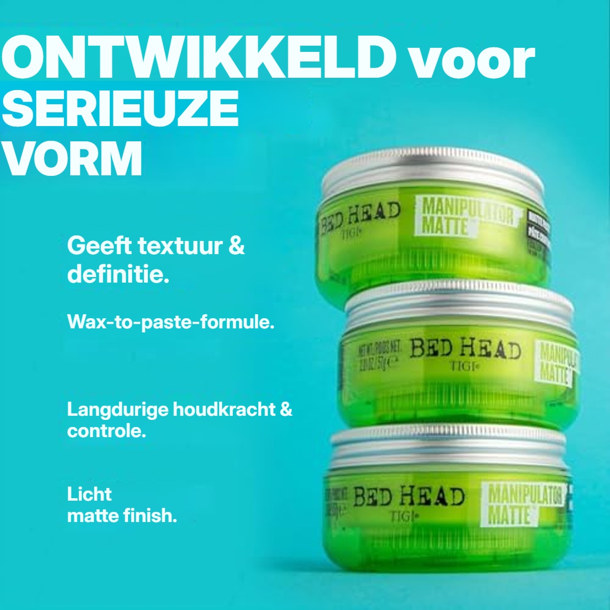 TIGI Bed Head Manipulator Matte Haarwax 57 g - 6-pack – foto 4