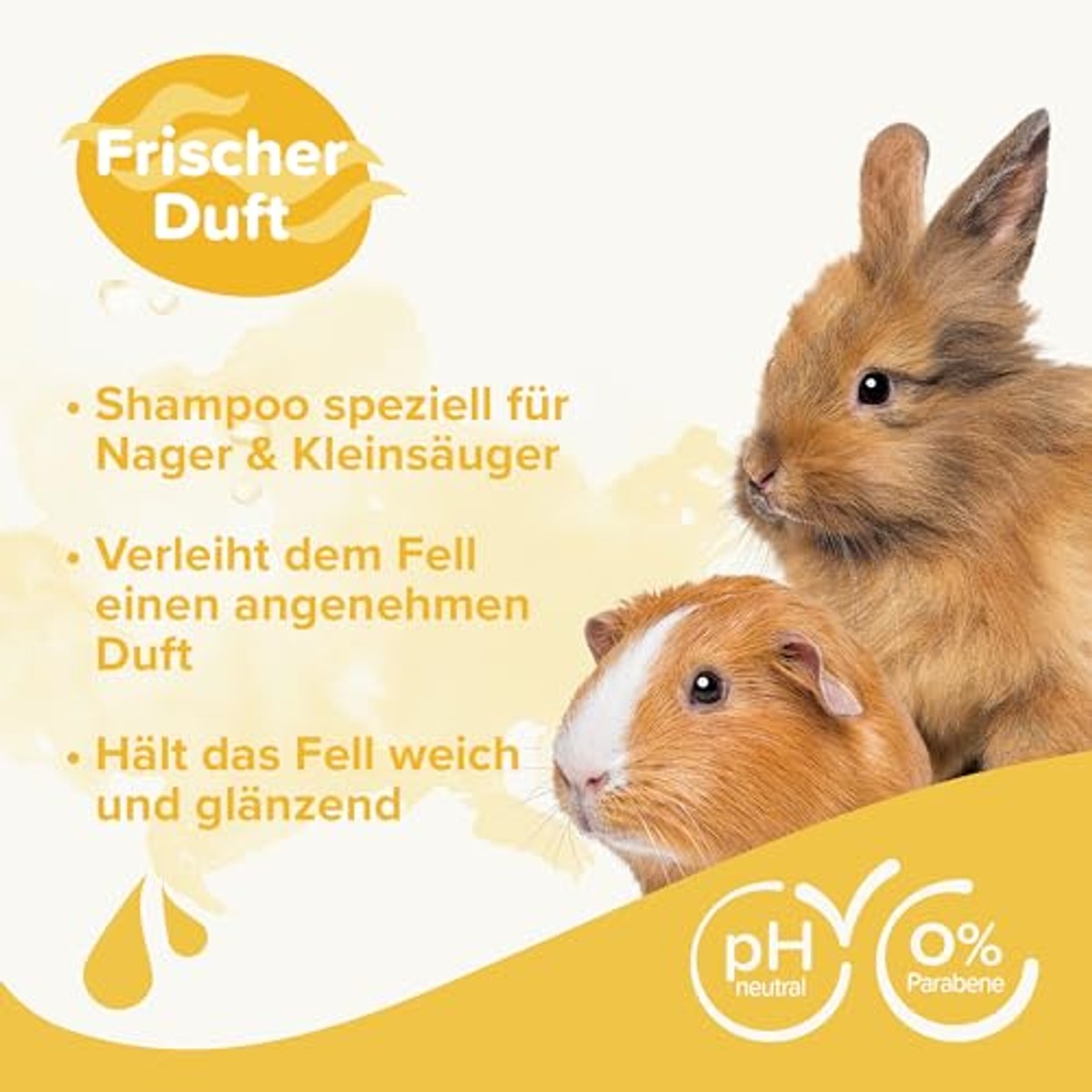 Beaphar Shampoo voor kleine dieren aloë vera & kamille 250 ml - 3-pack
