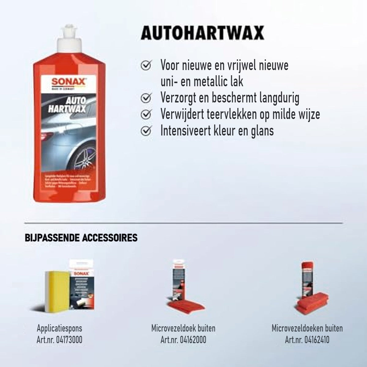 SONAX AutoHartWax 3 x 500 ml - Voordeelverpakking – foto 4
