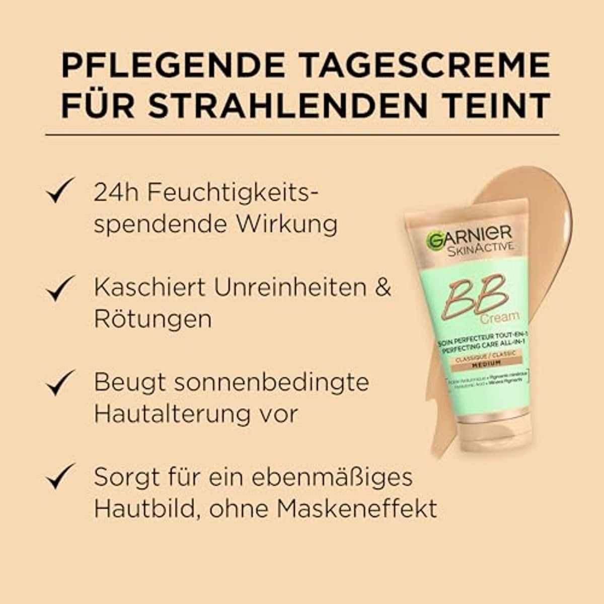 Garnier Miracle Skin Perfector BB Cream Classic medium – Garnier