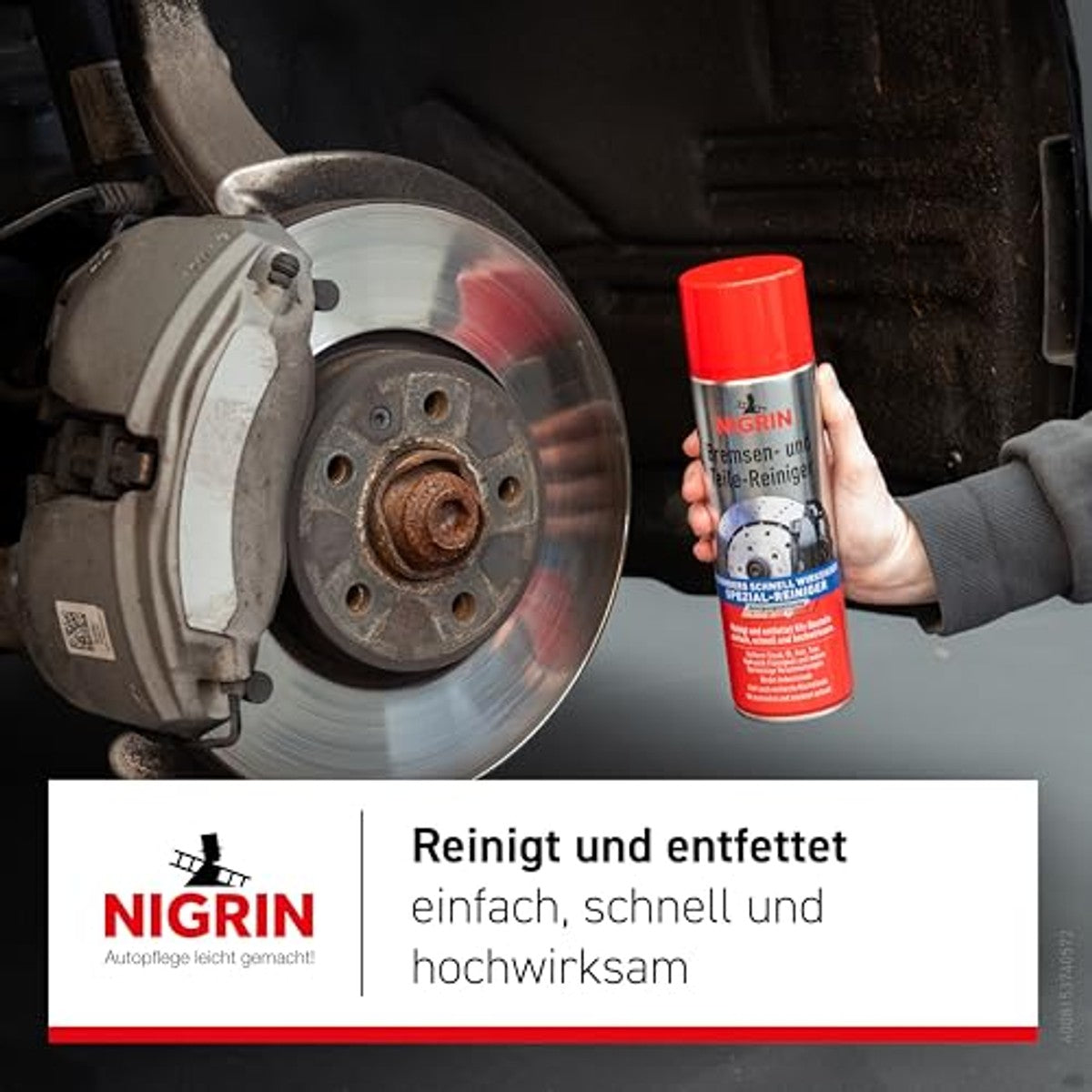 NIGRIN Remmen- en onderdelenreiniger 500 ml, 2 stuks – NIGRIN
