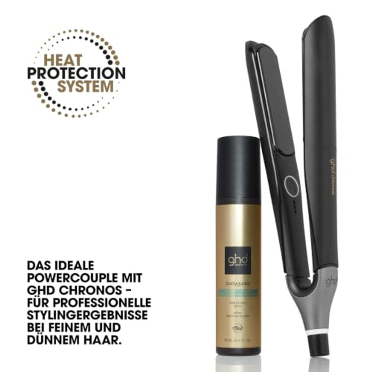 ghd Bodyguard Hittebeschermingsspray voor Fijn en Dun Haar tot 230°C, 120 ml - 6-pack