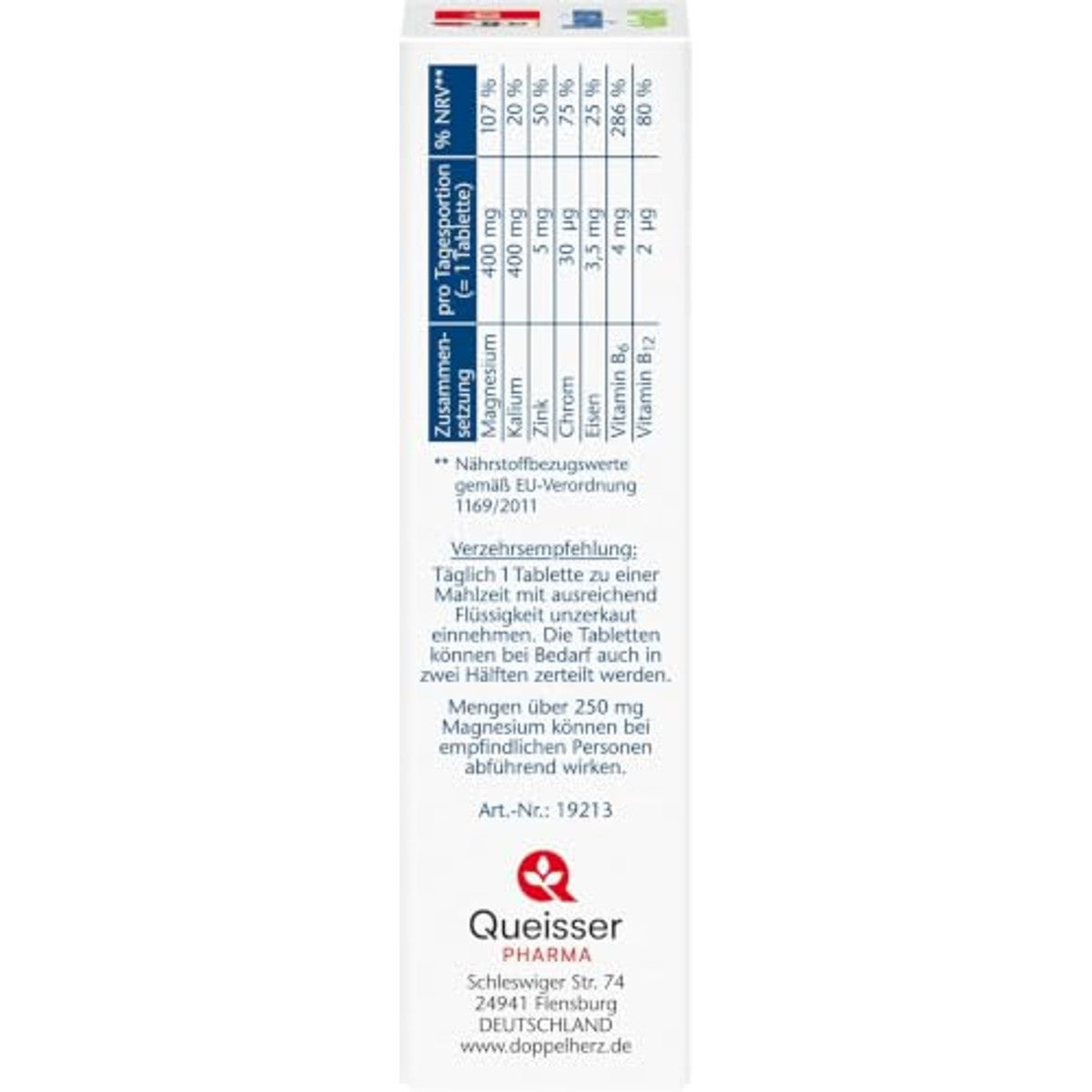 Doppelherz Magnesium + kalium 400 – Doppelherz