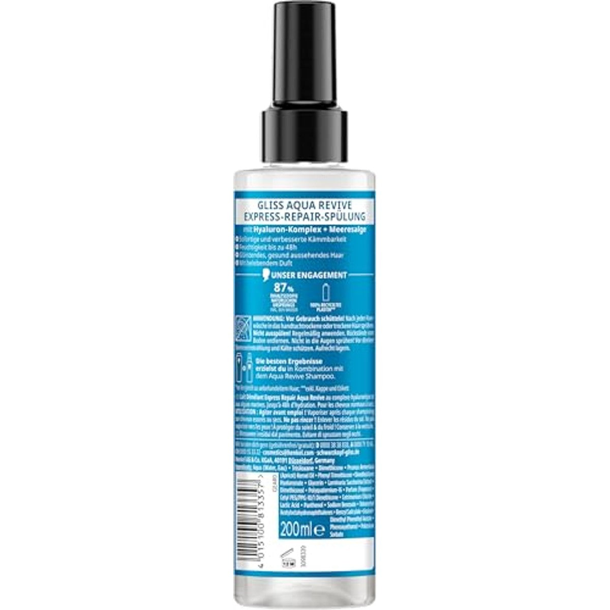 Gliss Aqua Revive Express-Repair Conditioner 3 x 200 ml - Voordeelverpakking