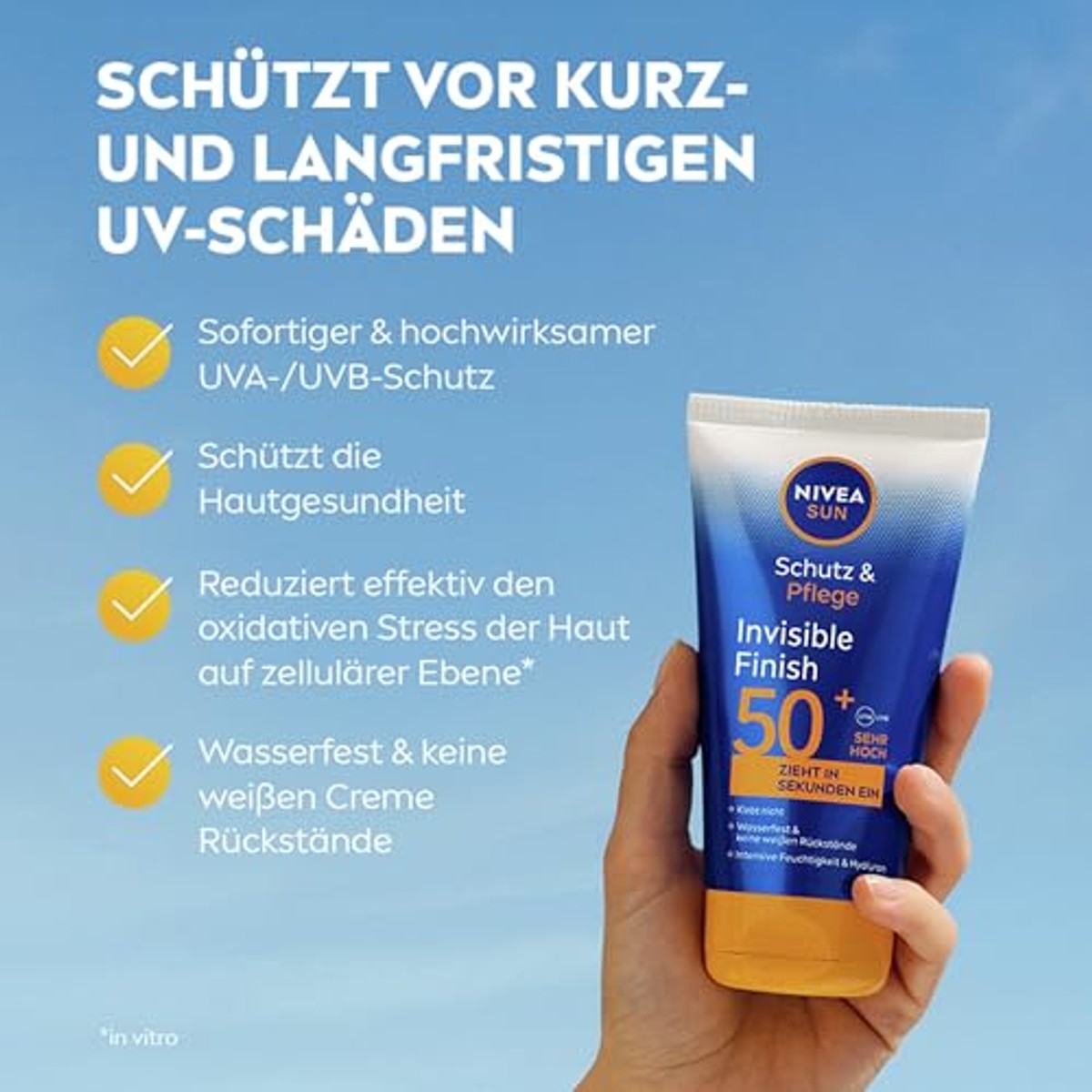 NIVEA SUN Invisible Finish SPF 50+ 150 ml – Beiersdorf