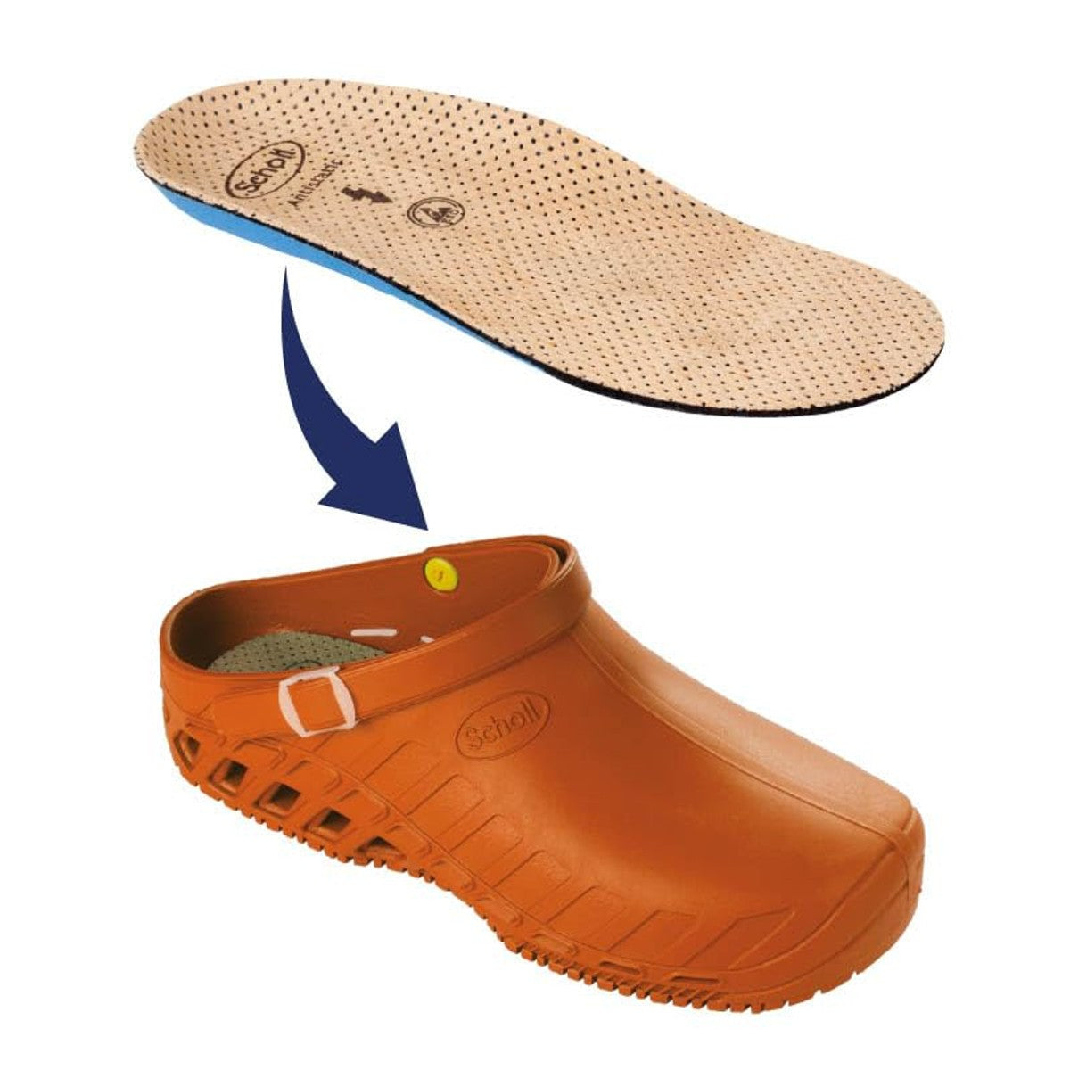 Dr. Scholl's Anatomische antistatische inlegzool Clog Evo - 6-pack