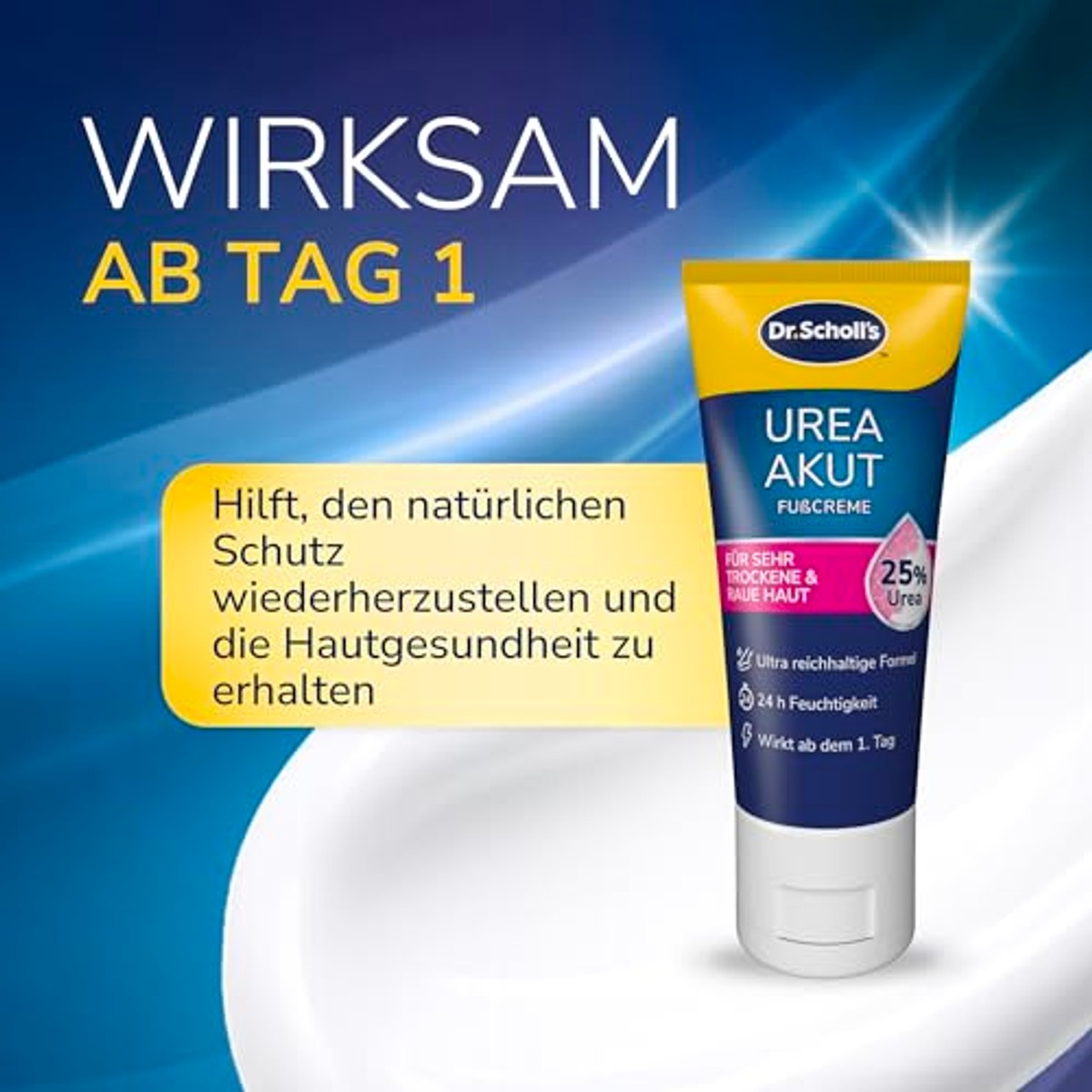 Dr. Scholl's 25% ureum acute voetcrème 60 ml – Dr. Scholl's