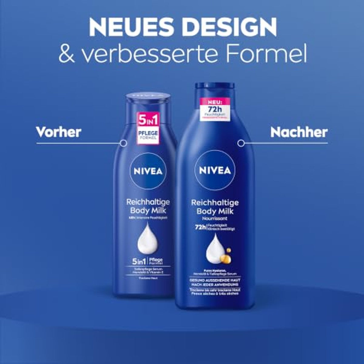NIVEA Rijke Bodymilk Droge Huid 3 x 400 ml - Voordeelverpakking