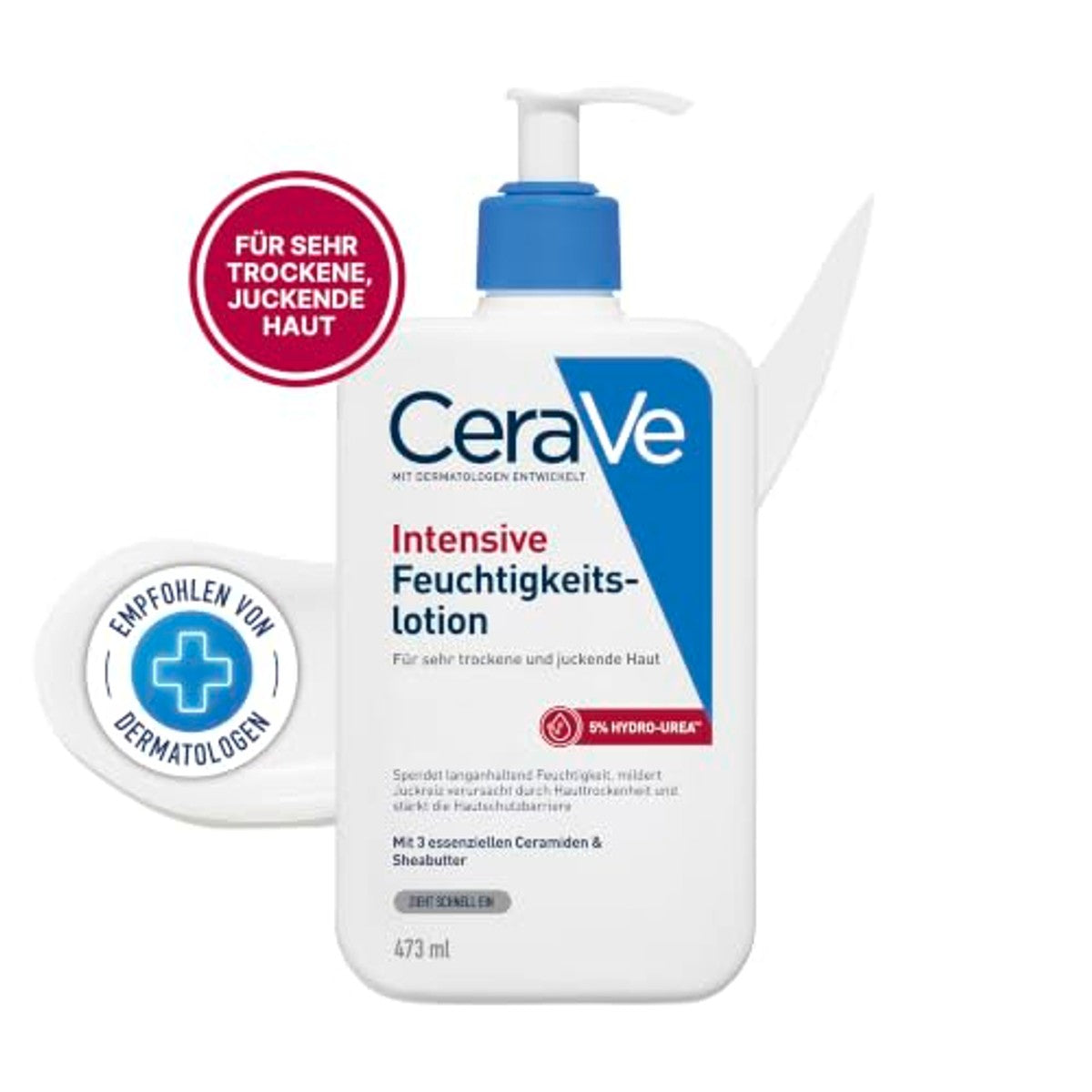 CeraVe Intensieve Vochtinbrengende Lotion zonder Geurstoffen 473 ml - 6-pack