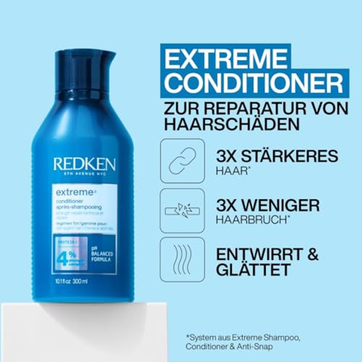 Redken Extreme Kerstset Cadeauset Shampoo, Conditioner en Anti-Snap - 6-pack – foto 4