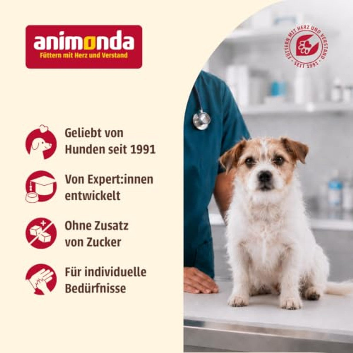 Animonda Integra Protect Nieren Dieetvoer voor honden, bij chronisch nierfalen, in verschillende soorten en hoeveelheden, Natte voering., kip - 6-pack – foto 4
