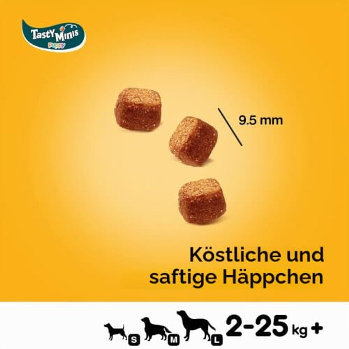 Pedigree Tasty Minis lekkernijen voor honden, puppy's, kip, 6 x 125 g – Pedigree
