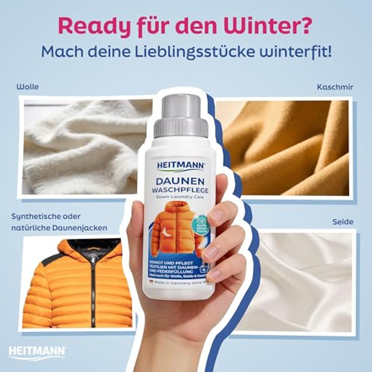 HEITMANN Donswasverzorging 6 x 250 ml - Voordeelverpakking