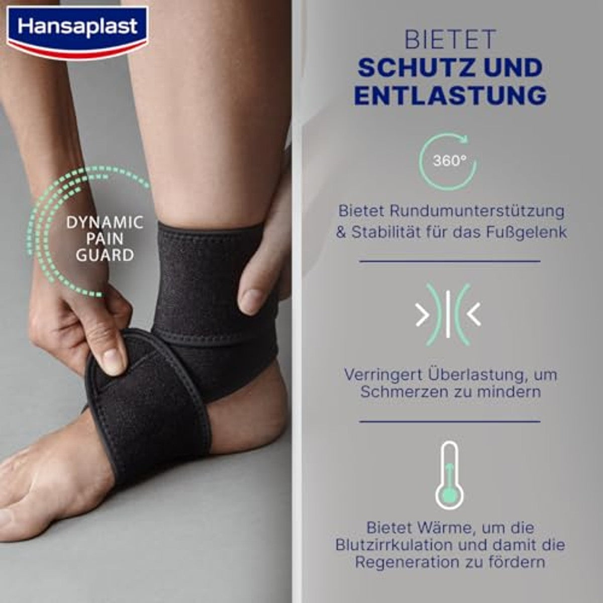 Hansaplast Protective verstelbare enkelbandage 1 stuk – Beiersdorf