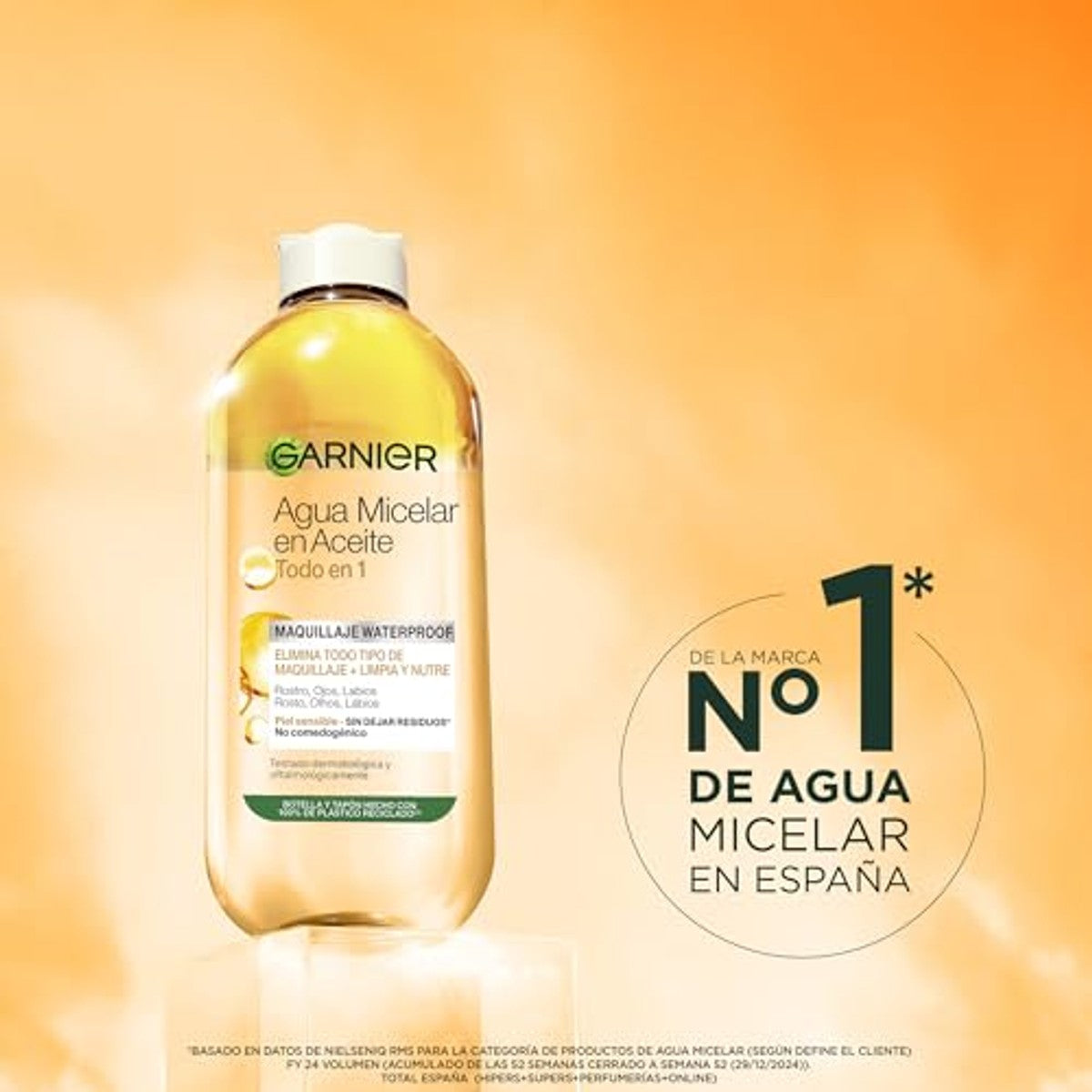 Garnier Skin Active Micellar Water Oil 3 x 400 ml - Voordeelverpakking