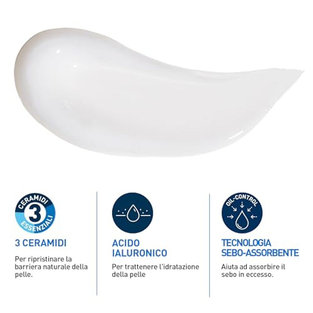 CeraVe Oil Control Hydraterende Gelcrème voor Gemengde tot Vette Huid 52 ml - 3-pack