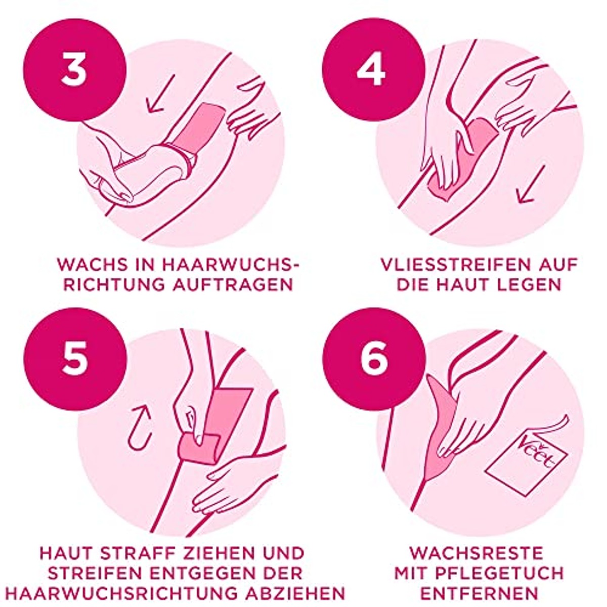 Veet EasyWax navulpatroon warmwaxapparaat 3 x 50 ml - Voordeelverpakking