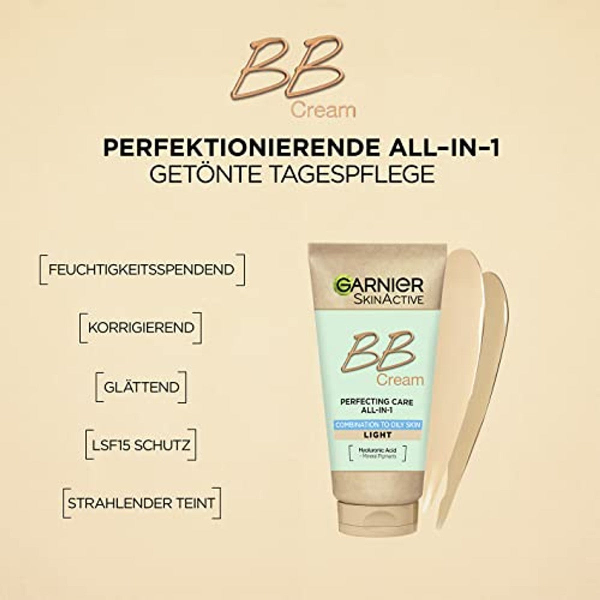 Garnier Miracle Skin Perfector BB Cream Matt Effect Light - 6-pack