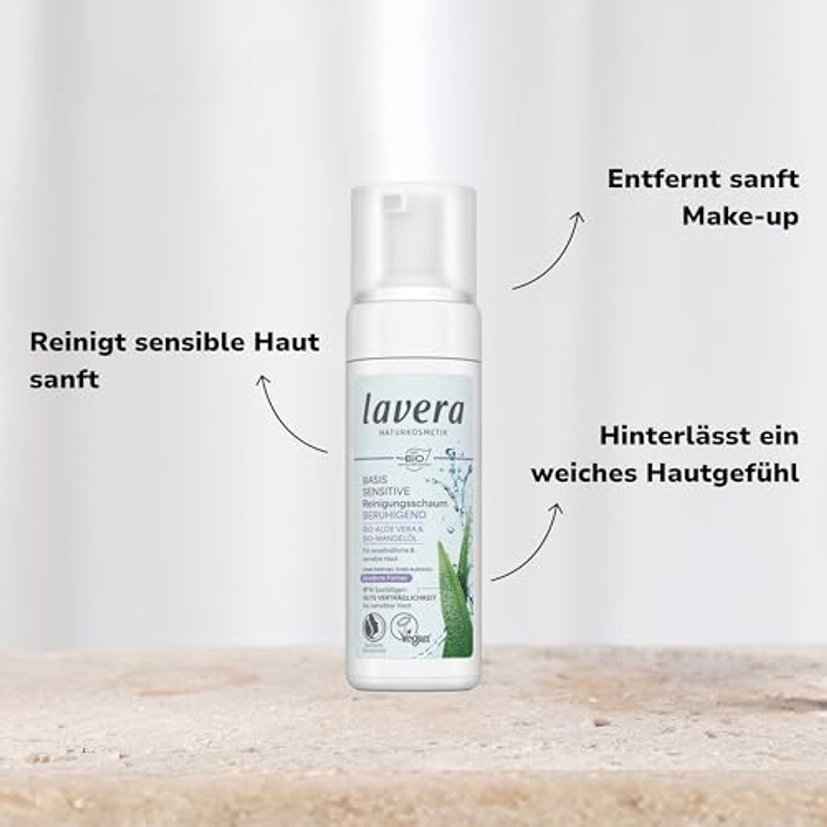 lavera basis sensitive Reinigingsschuim 6 x 150 ml - Voordeelverpakking – foto 4