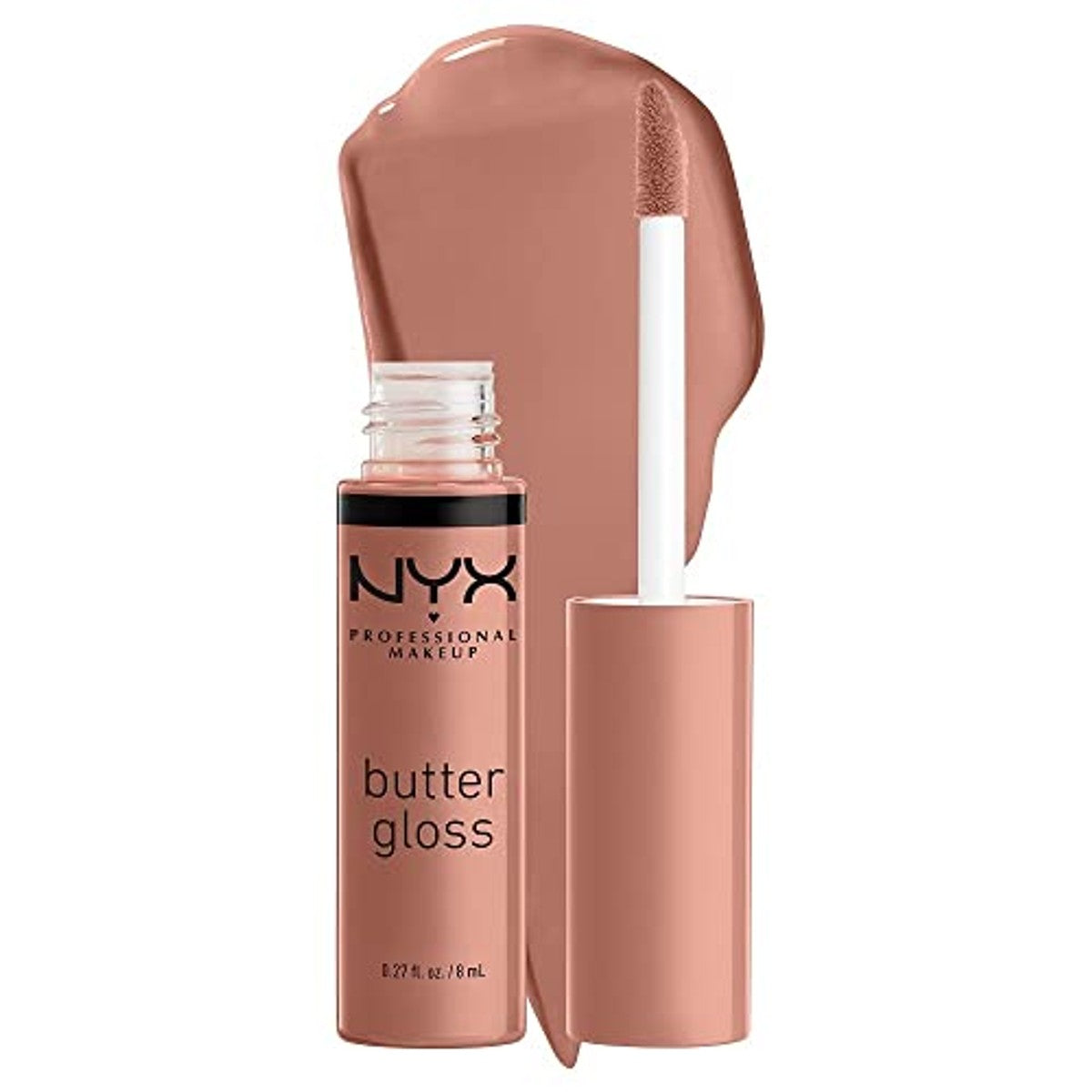 NYX Professional Makeup Lipgloss dubbelpak, met glanzende afwerking en niet-kleverige formule, 2 x nr. 14 madeleine – NYX PROFESSIONAL MAKEUP