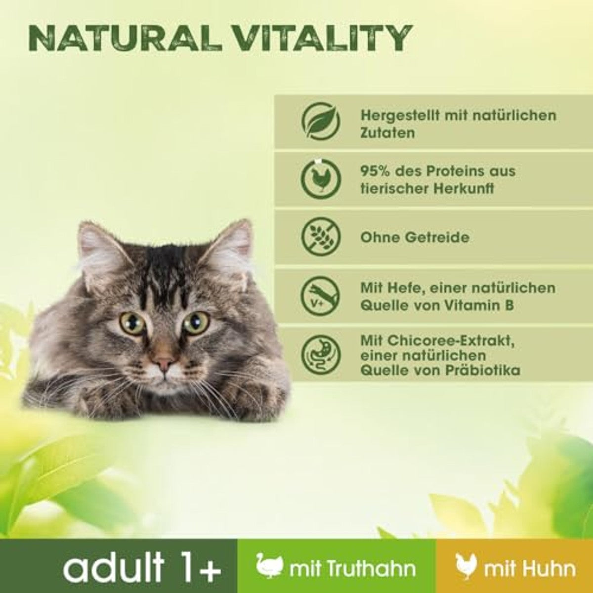 PERFECT FIT Adult 1+ Premium kattenvoer nat, 36 x 50 g portiezak, met kip en kalkoen, natvoer voor katten, zonder granen – Perfect Fit