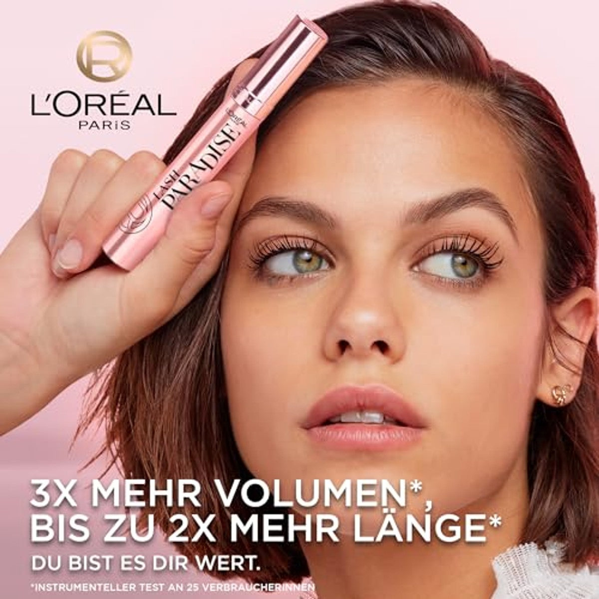 L'Oréal Paris Lash Paradise Latte Brown 3 x 10 g - Voordeelverpakking