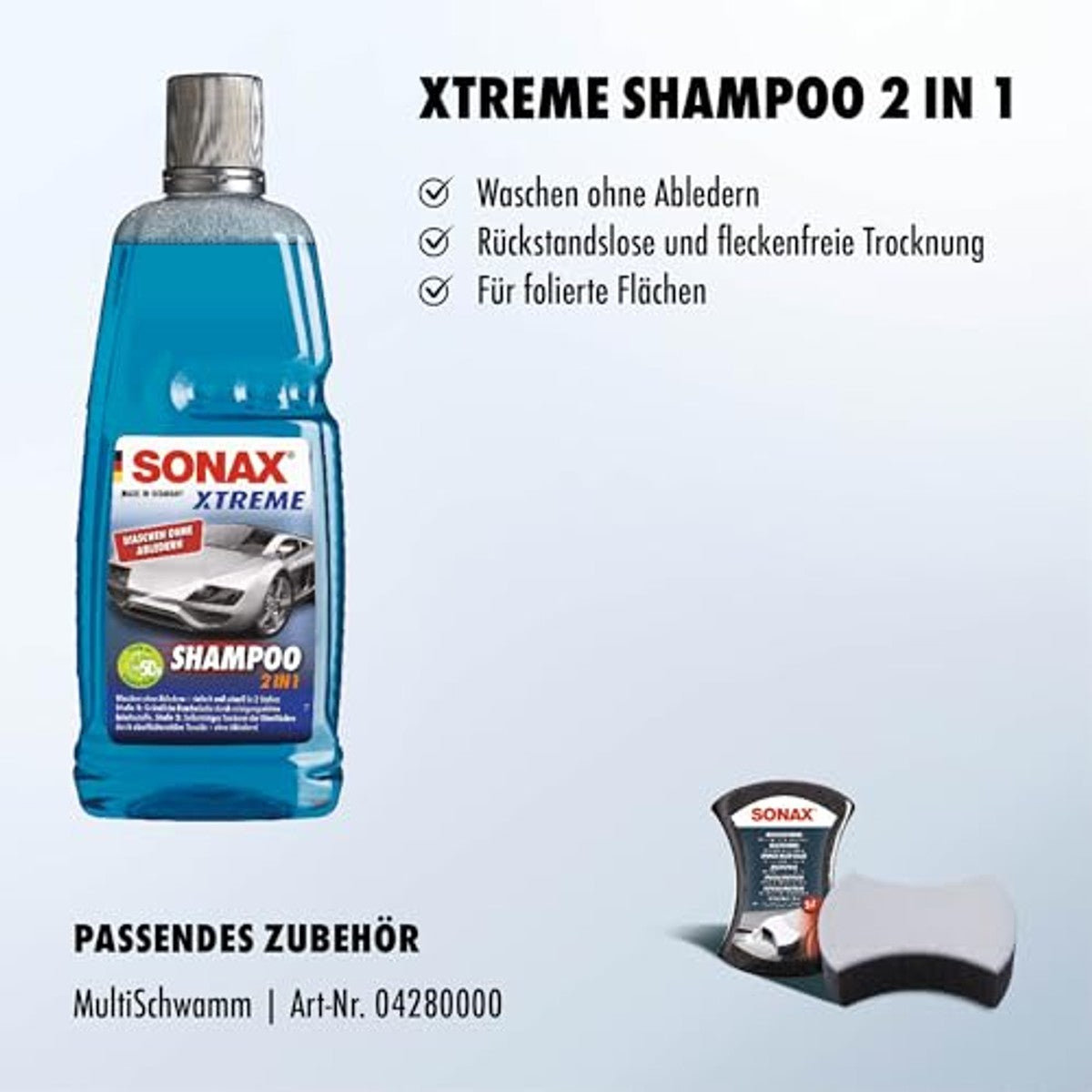 SONAX Xtreme Shampoo 2-in-1 6 x 1 liter - Voordeelverpakking