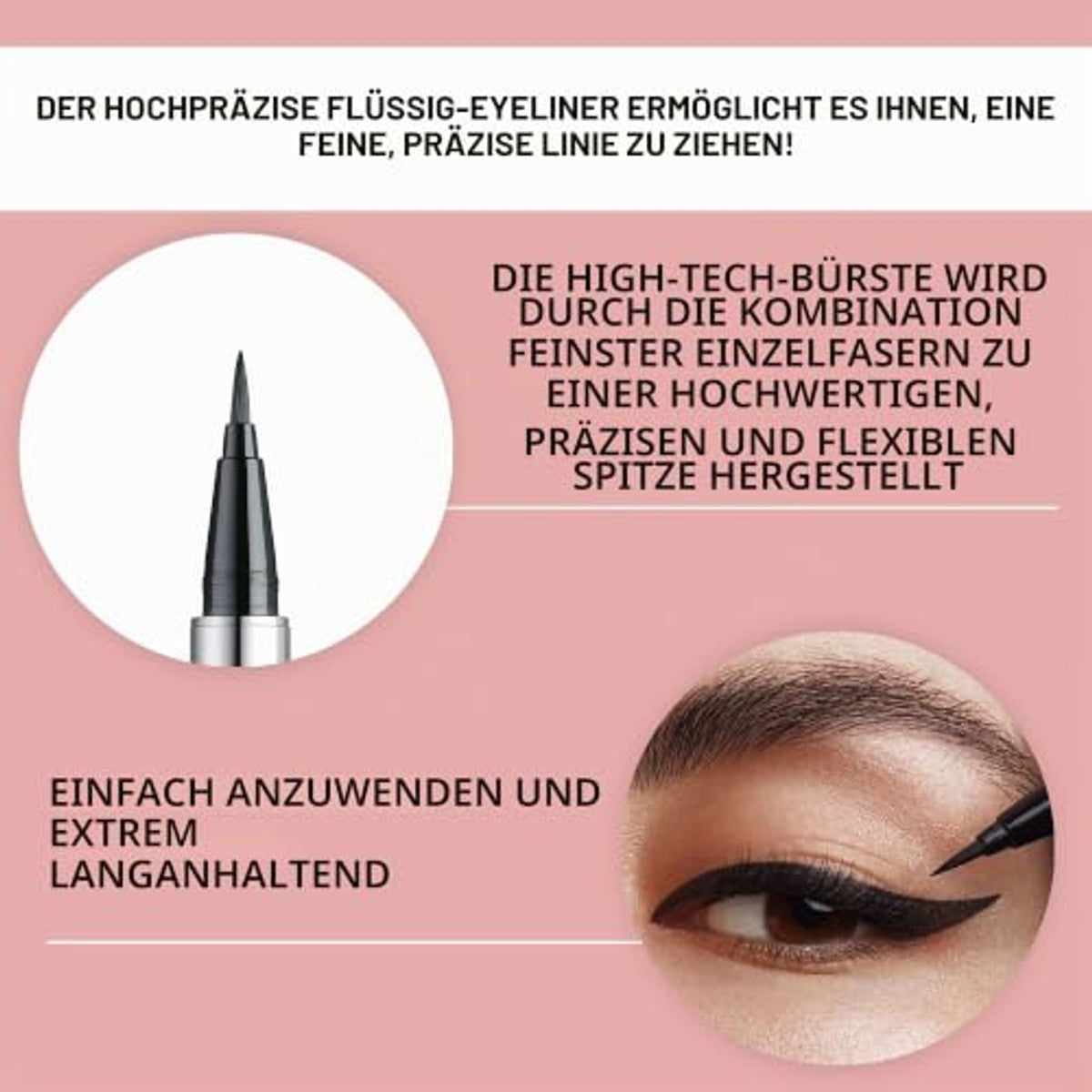 Artdeco High Precision Liquid Liner eyeliner zwart nr. 01 1 x 0,6 ml - 6-pack – foto 4