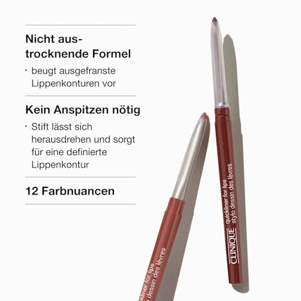 Huishoudvoordeel Clinique Quickliner™ For Lips All-Day Lipliner 6 stuks