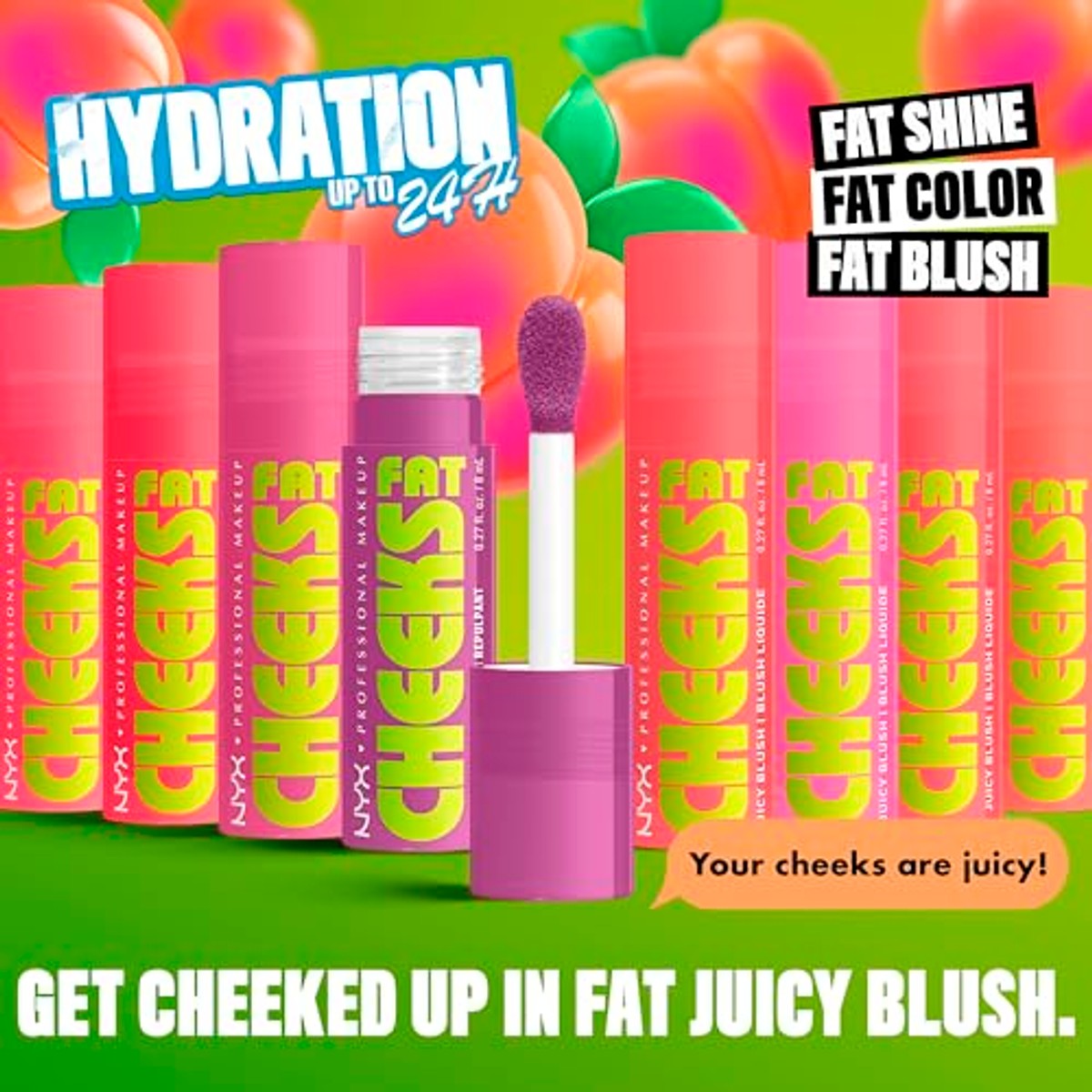 NYX Professional Makeup Fat Cheeks Juicy Blush Fig Fizz 8 g – foto 4