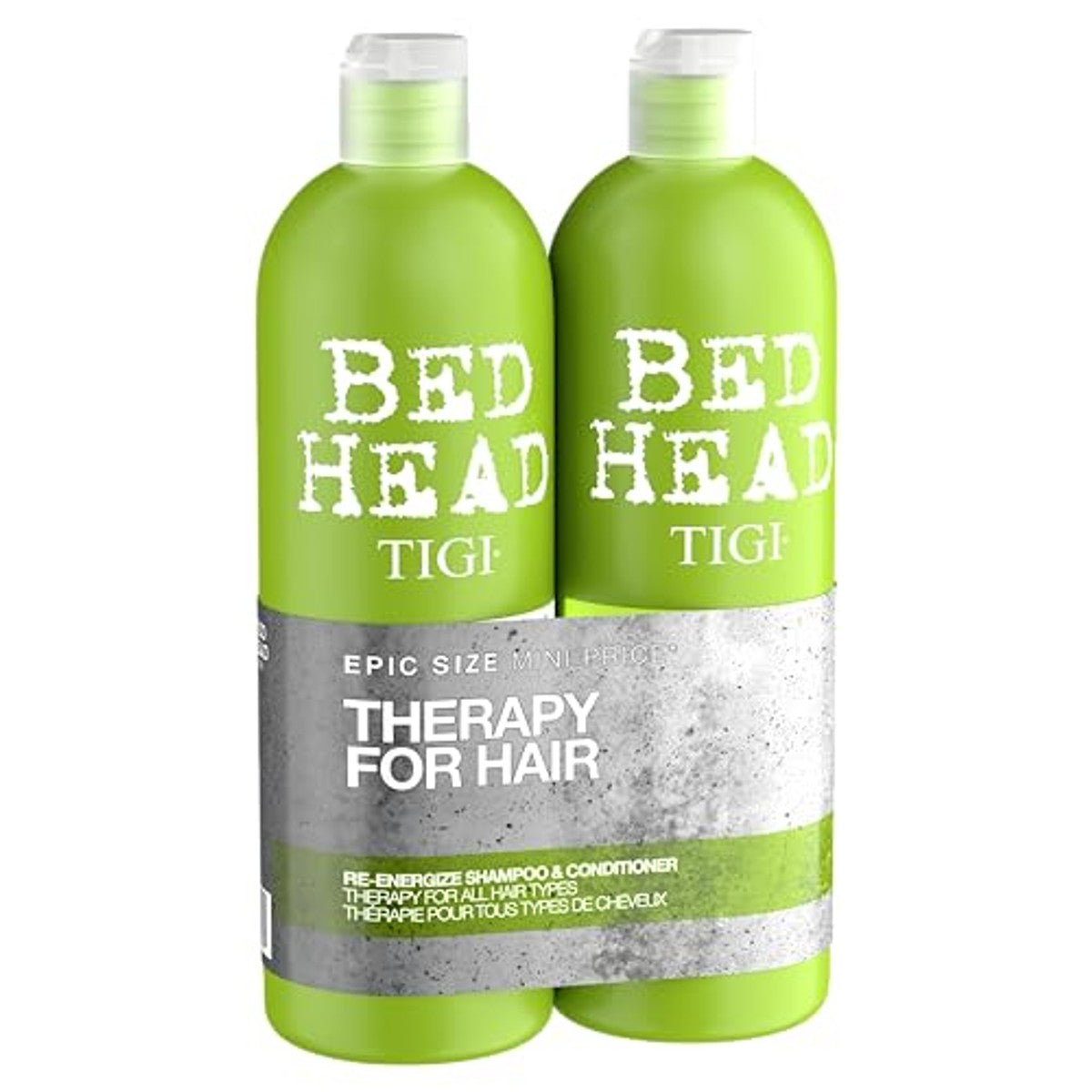 TIGI Bed Head Re-Energize Shampoo & Conditioner Set 2 x 750 ml - 6-pack